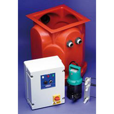 Aqua Pump Pro Sump Unit With Installed Battery Backup System