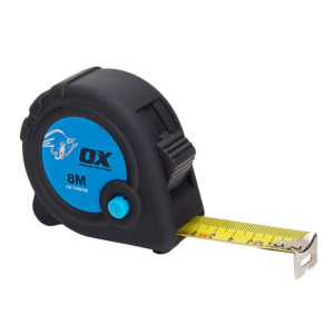 Ox Trade Tape Measure - 8m