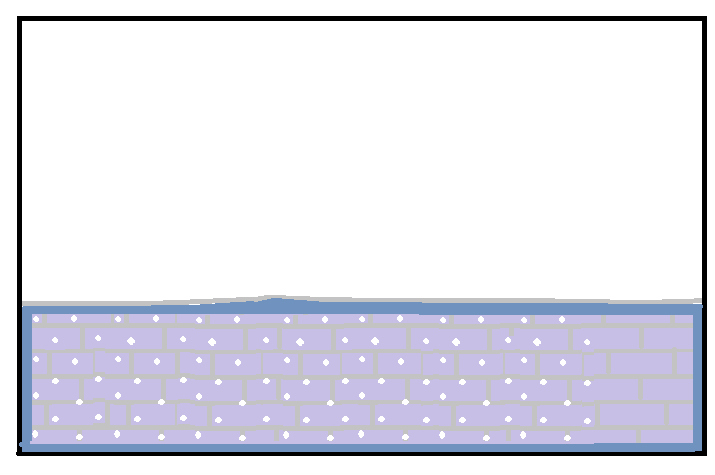 6. Affix membrane to the wall - How to fit cavity drain membrane – above ground damp proofing