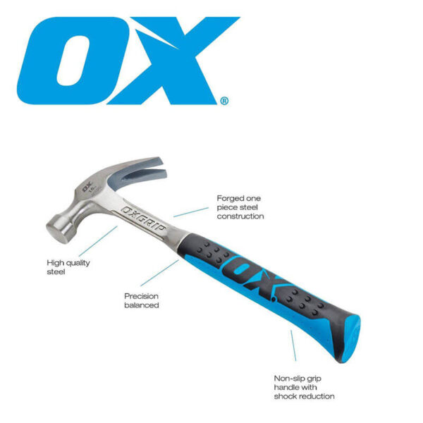 OX Pro Claw Hammer - 20oz