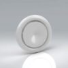 White Powder-Coated Metal Ceiling Air Supply Valve - MW105