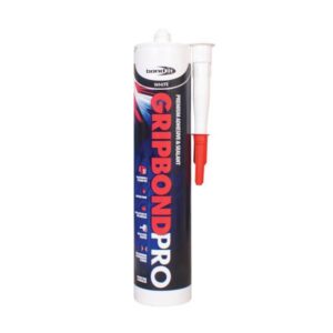 Bond It Gripbond Pro Hybrid Sealant And Adhesive - White - EU3