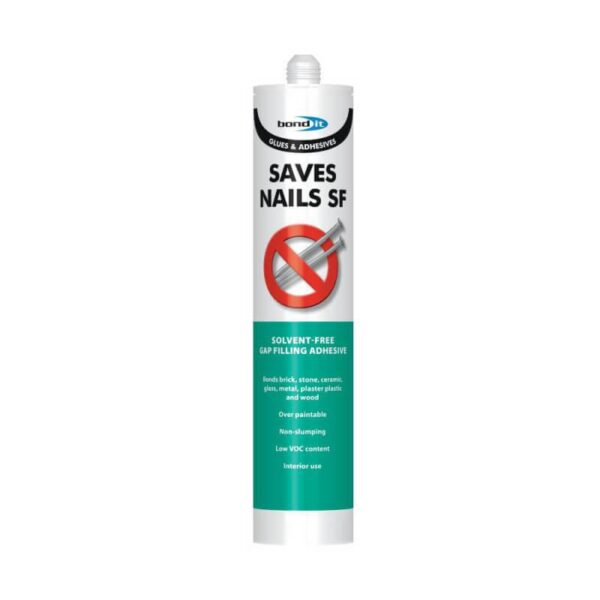 Bond It Saves Nails Adhesive Solvent-Free - 300ml - Supplied By The Preservation Shop