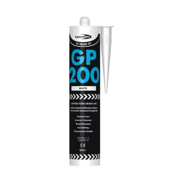 Bond It GP200 General Purpose Silicone - White Supplied By The Preservation Shop
