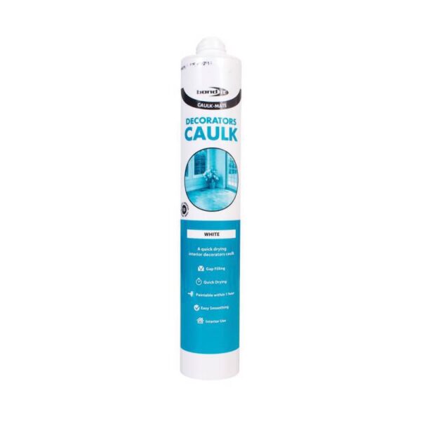 Bond It Caulk-Mate One Hour Decorators Caulk - White - 300ml