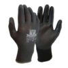 Black Nitrile Palm Coated Gloves - Size 8