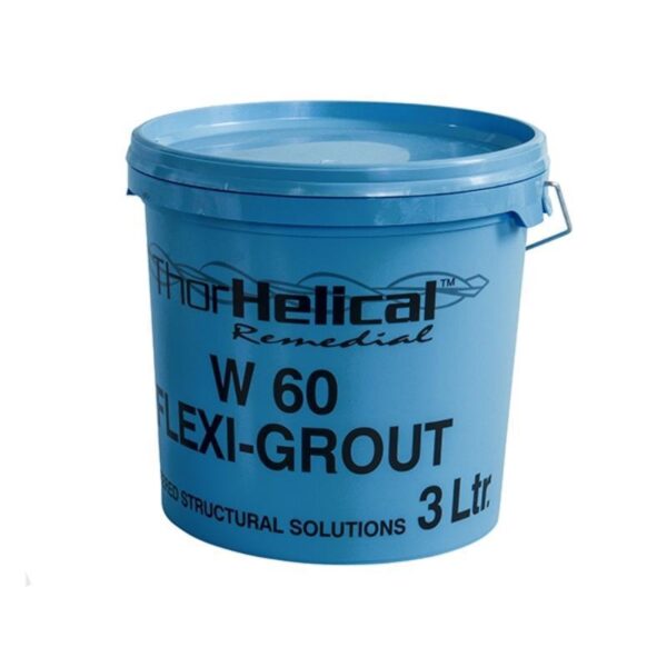 Thor Helical Remedial W60 Flexi-Grout - 3ltr - (For crack stitching)