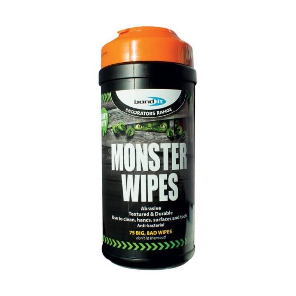 Bond It Monster Hand Wipes - 75 Wipe Pack