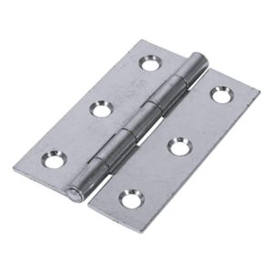 Timco Plain Butt Hinge - Fixed Pin (1838) - Zinc