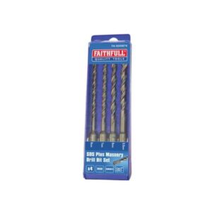 Faithfull Sds Drill Set 4Pc (5.5, 6, 7, 8mm)