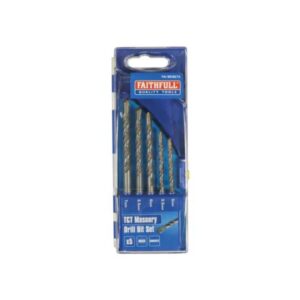 Faithfull tandard Masonry Drill Set  (5 Pieces)