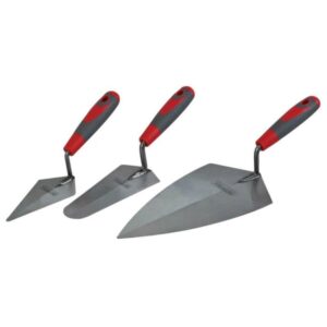 Faithfull Soft Grip Trowel 3 Piece Set