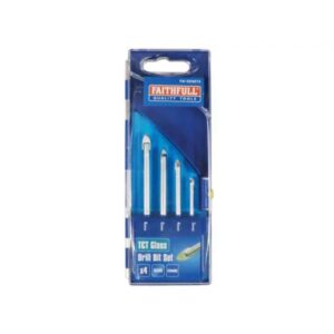 Faithfull Tile & Glass Drill Bit - Set of 4 (3-6mm)