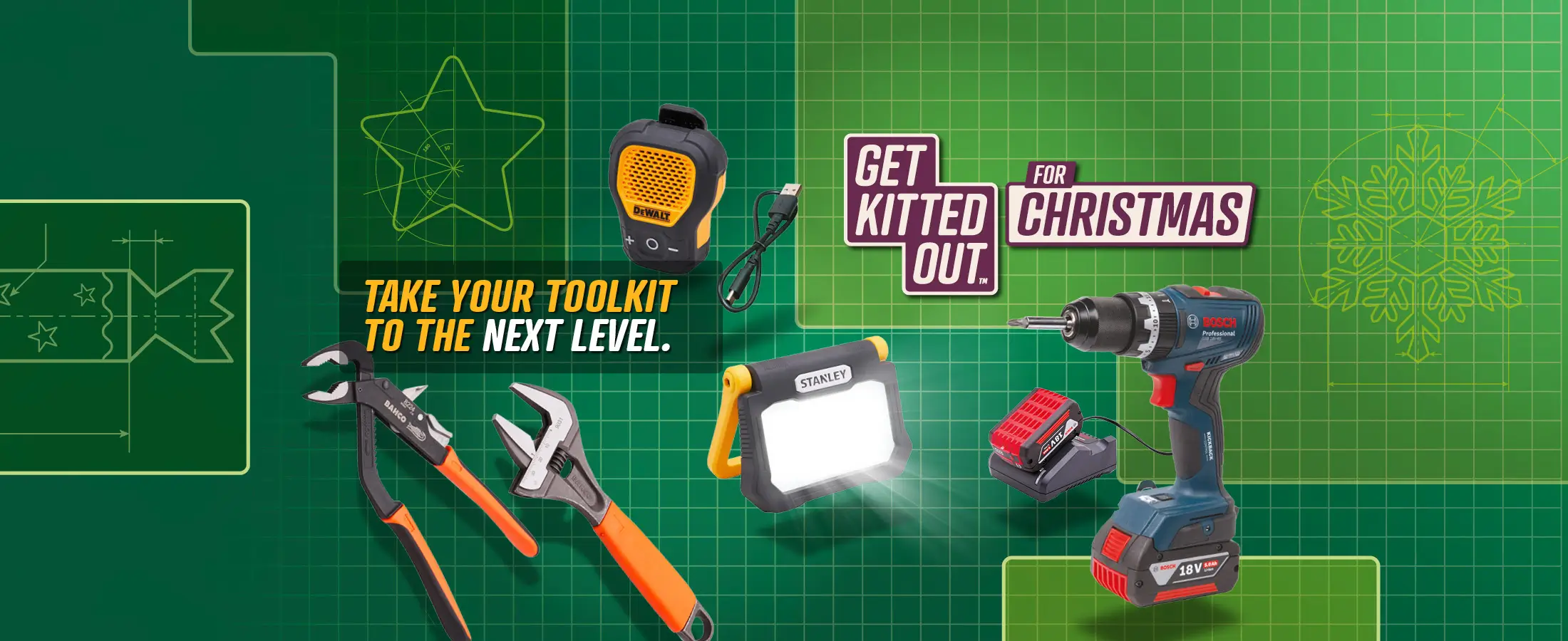 Get Kitted Out For Xmas - Great Tools at great prices