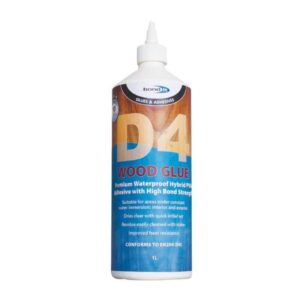 Bond It D4 Waterproof Wood Adhesive / Glue - 1ltr Bottle