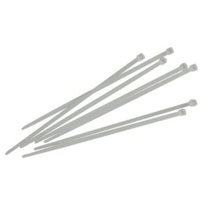 Faithfull Cable Ties - White (various sizes)