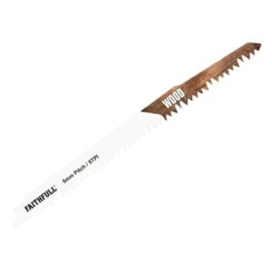 Faithfull Sabre Saw Blade Wood - 240mm - 5 TPI (Pack 5)