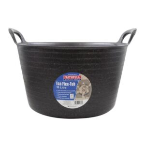 Faithfull Eco Flex Tub - Recycled Black