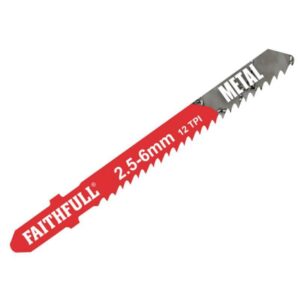 Faithfull Metal Cutting Jigsaw Blades Pack of 5