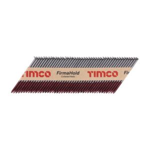 Timco FirmaHold Collated Clipped Head Nails - Trade Pack - Ring Shank - Bright