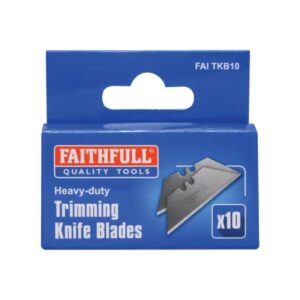 Faithfull Heavy Duty Trimming Knife Blades (Dispenser 10)