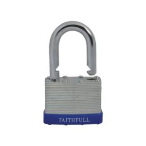 Faithfull Laminated Steel Padlock - 50mm (with 3 Keys)