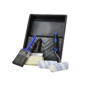 Faithfull Wood Care Paint Brush & Roller Kit (6 Piece Set)