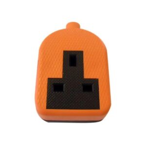Dencon Trailing Socket 13A 1 Gang - Orange