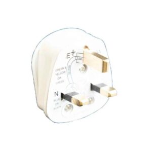Dencon 13A 3 Pin Plug Fused White