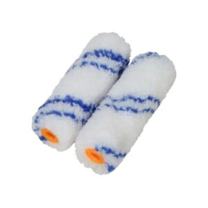 Faithfull Microfibre Mini Roller Refill - 100mm (4in) (Pack 2)