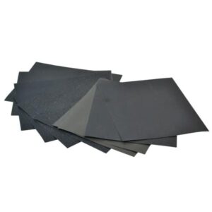 Faithfull Cork Block Wet & Dry Sanding Sheets Assorted - (10 Sheets)