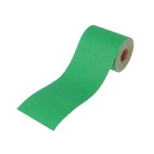 Faithfull Aluminium Oxide Green Sanding Paper Roll - 120G (Fine) - 115mm x 5m