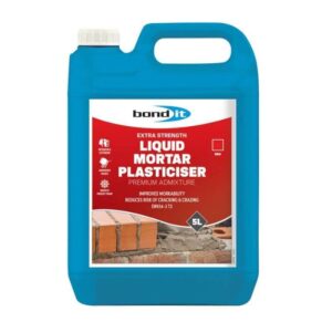 Bond It Liquid Mortar Plasticiser - 5 Litre - Red